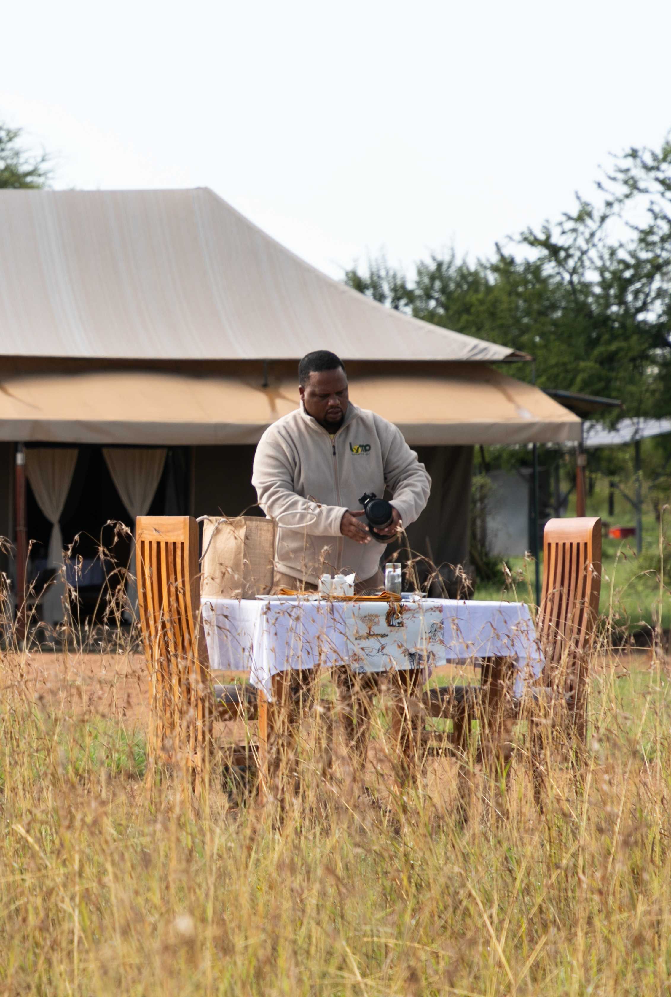 Luxury safari accommodation